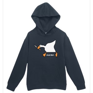 Funny Goose Murder Urban Pullover Hoodie