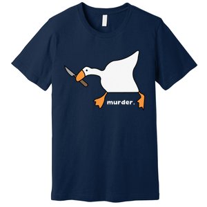 Funny Goose Murder Premium T-Shirt