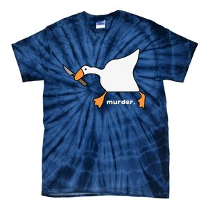 Funny Goose Murder Tie-Dye T-Shirt