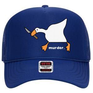 Funny Goose Murder High Crown Mesh Back Trucker Hat