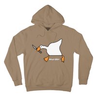 Funny Goose Murder Hoodie