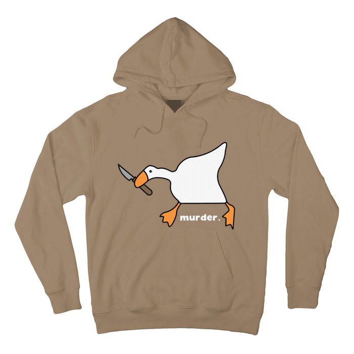 Funny Goose Murder Hoodie