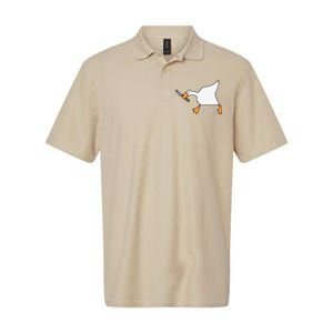 Funny Goose Murder Softstyle Adult Sport Polo