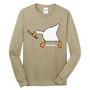 Funny Goose Murder Tall Long Sleeve T-Shirt