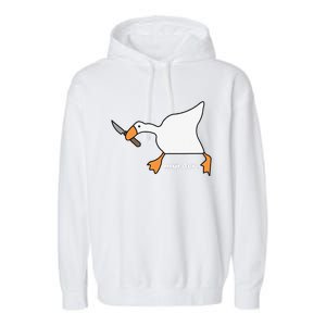 Funny Goose Murder Garment-Dyed Fleece Hoodie