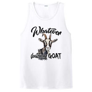 Funny Goat Mom Whatever Floats Your Goat Farming Mom Gift PosiCharge Competitor Tank