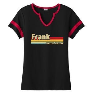 Frank Gift Name Personalized Birthday Funny Christmas Ladies Halftime Notch Neck Tee