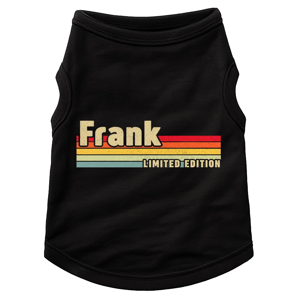 Frank Gift Name Personalized Birthday Funny Christmas Doggie Tank