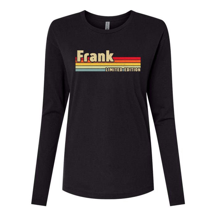 Frank Gift Name Personalized Birthday Funny Christmas Womens Cotton Relaxed Long Sleeve T-Shirt