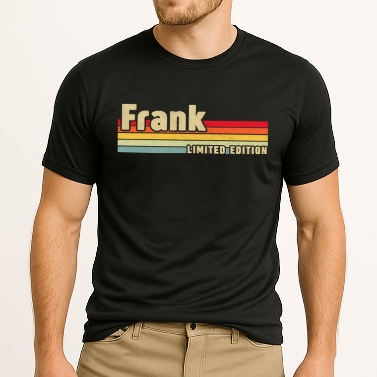 Frank Gift Name Personalized Birthday Funny Christmas Cooling Performance Crew T-Shirt