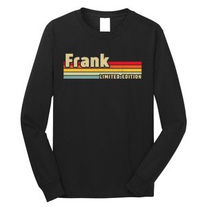 Frank Gift Name Personalized Birthday Funny Christmas Long Sleeve Shirt