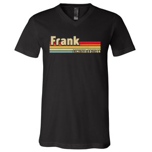 Frank Gift Name Personalized Birthday Funny Christmas V-Neck T-Shirt