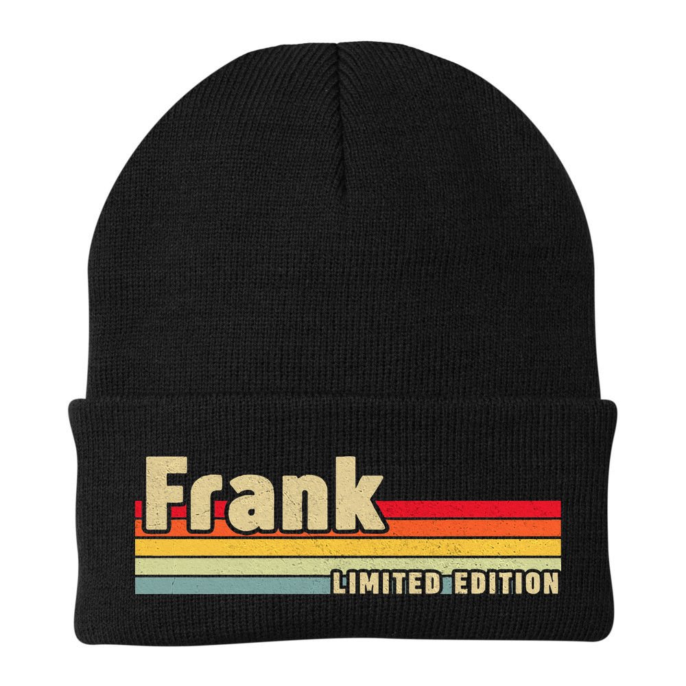Frank Gift Name Personalized Birthday Funny Christmas Beanie