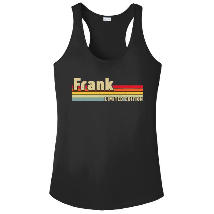 Frank Gift Name Personalized Birthday Funny Christmas Ladies PosiCharge Competitor Racerback Tank