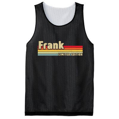 Frank Gift Name Personalized Birthday Funny Christmas Mesh Reversible Basketball Jersey Tank