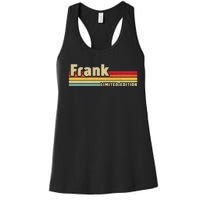 Frank Gift Name Personalized Birthday Funny Christmas Women's Racerback Tank