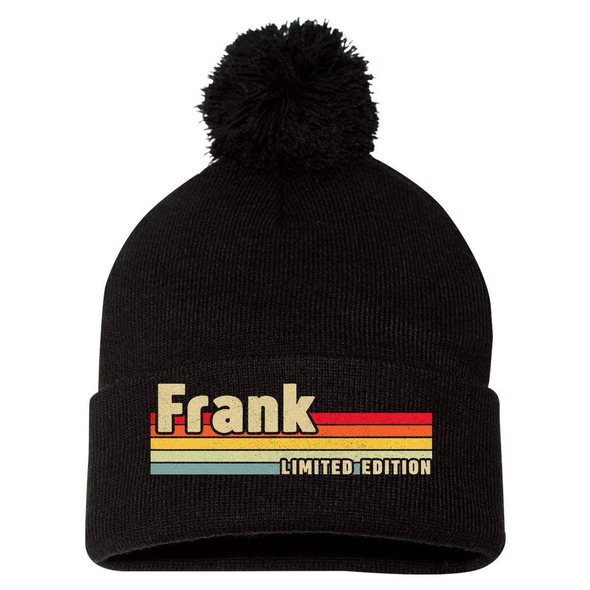 Frank Gift Name Personalized Birthday Funny Christmas Pom Pom 12in Knit Beanie