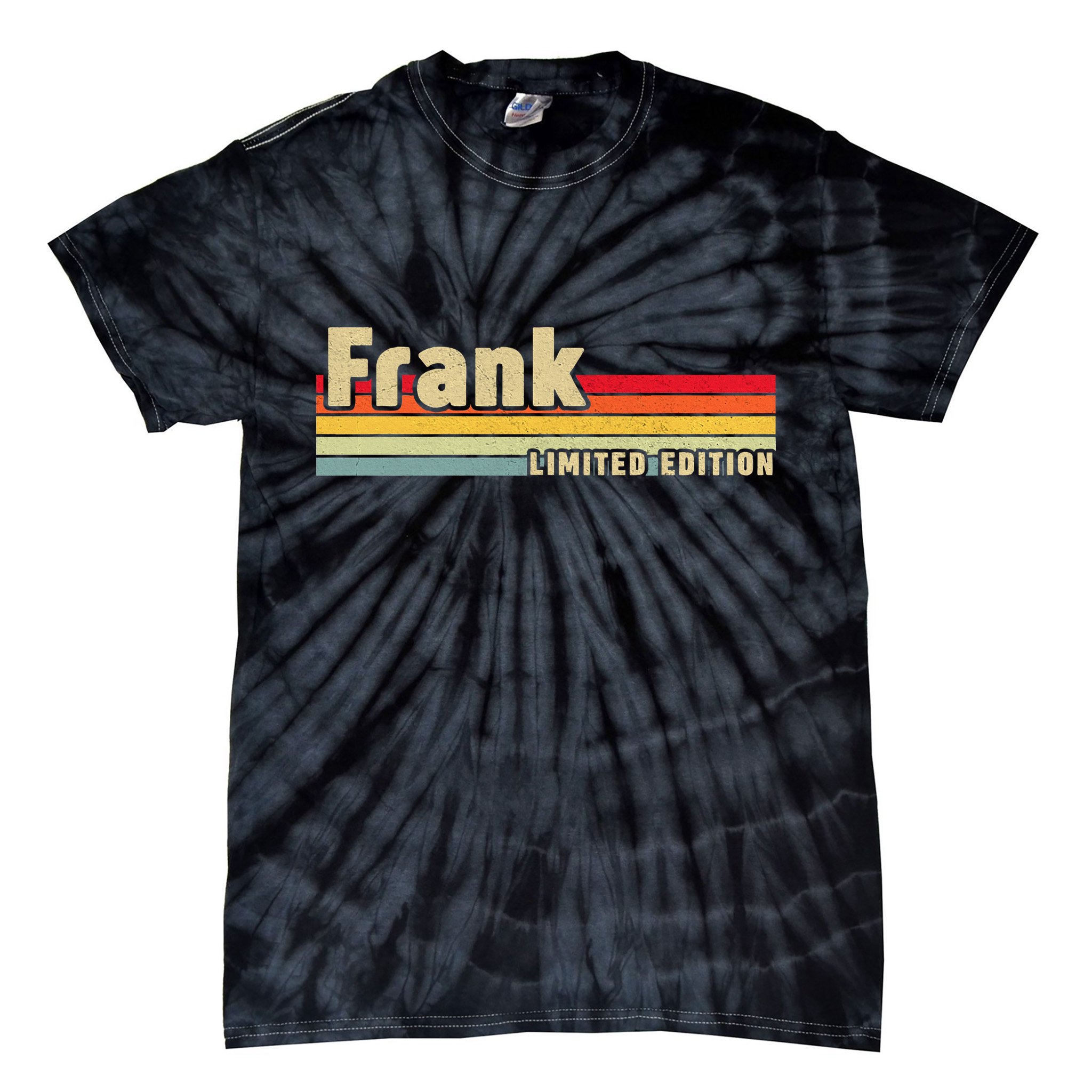 Frank Gift Name Personalized Birthday Funny Christmas Tie-Dye T-Shirt