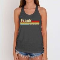 Frank Gift Name Personalized Birthday Funny Christmas Women's Knotted Racerback Tank