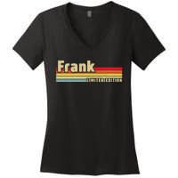 Frank Gift Name Personalized Birthday Funny Christmas Women's V-Neck T-Shirt