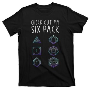 Funny Gamer Nerdy Gamer Tee Check Out Six Pack T-Shirt