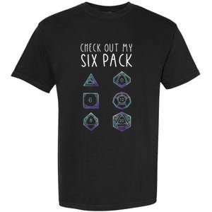 Funny Gamer Nerdy Gamer Check Out Six Pack Garment-Dyed Heavyweight T-Shirt