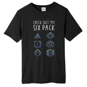 Funny Gamer Nerdy Gamer Check Out Six Pack Tall Fusion ChromaSoft Performance T-Shirt