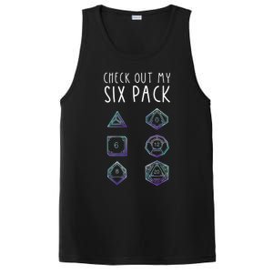 Funny Gamer Nerdy Gamer Check Out Six Pack PosiCharge Competitor Tank