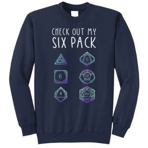 Funny Gamer Nerdy Gamer Check Out Six Pack Sweatshirt