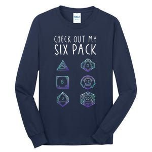 Funny Gamer Nerdy Gamer Check Out Six Pack Tall Long Sleeve T-Shirt