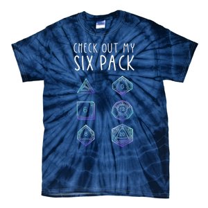 Funny Gamer Nerdy Gamer Check Out Six Pack Tie-Dye T-Shirt