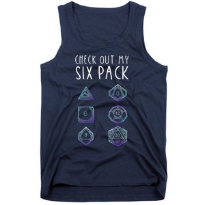 Funny Gamer Nerdy Gamer Check Out Six Pack Tank Top