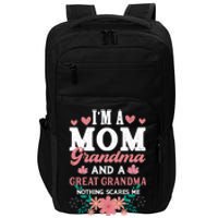 Fun Grandmother Nana Graphic Mom Grandma And Great Grandma Impact Tech Backpack