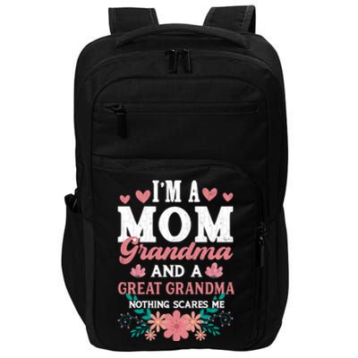 Fun Grandmother Nana Graphic Mom Grandma And Great Grandma Impact Tech Backpack