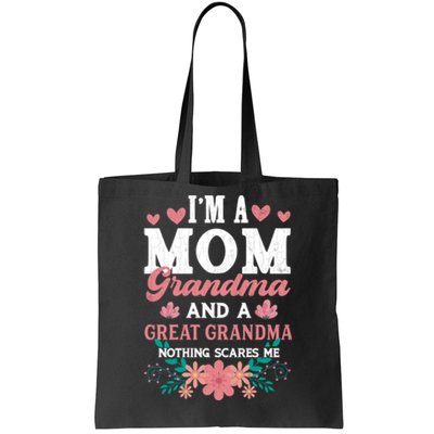 Fun Grandmother Nana Graphic Mom Grandma And Great Grandma Tote Bag