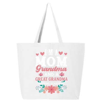 Fun Grandmother Nana Graphic Mom Grandma And Great Grandma 25L Jumbo Tote