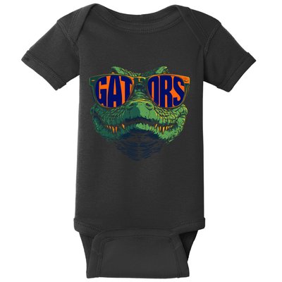 Funny Gators Name Vintage Classic 70s 80s 90s Baby Bodysuit