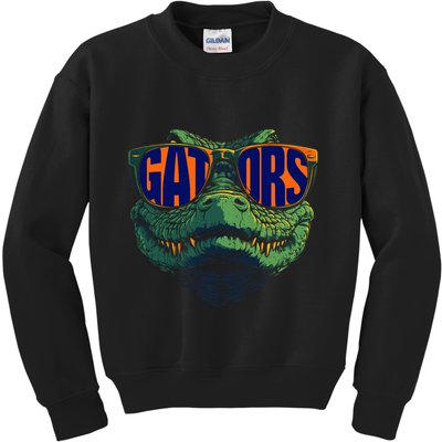 Funny Gators Name Vintage Classic 70s 80s 90s Kids Sweatshirt