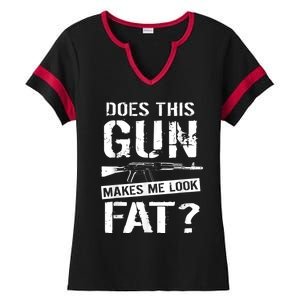 Funny Gun Nut Joke Sayings Ladies Halftime Notch Neck Tee