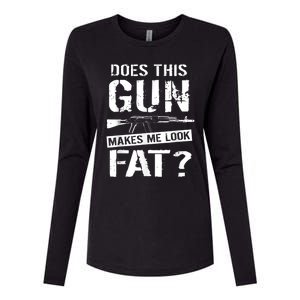 Funny Gun Nut Joke Sayings Womens Cotton Relaxed Long Sleeve T-Shirt