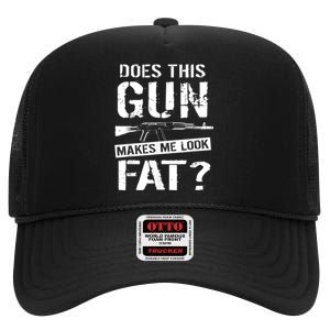 Funny Gun Nut Joke Sayings High Crown Mesh Back Trucker Hat