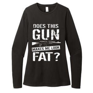 Funny Gun Nut Joke Sayings Womens CVC Long Sleeve Shirt