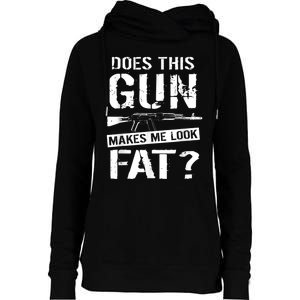 Funny Gun Nut Joke Sayings Womens Funnel Neck Pullover Hood