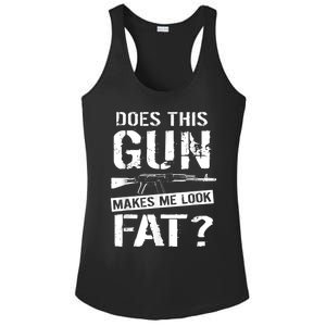 Funny Gun Nut Joke Sayings Ladies PosiCharge Competitor Racerback Tank