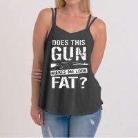 Funny Gun Nut Joke Sayings Women's Strappy Tank