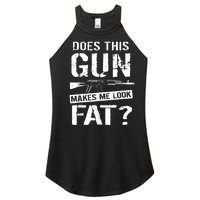 Funny Gun Nut Joke Sayings Women's Perfect Tri Rocker Tank