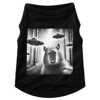 Funny Graphic Novelty Capybara Selfie With Ufo Weird Silly Doggie Tank