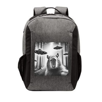 Funny Graphic Novelty Capybara Selfie With Ufo Weird Silly Vector Backpack