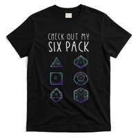 Funny Gamer Nerdy Gamer Check Out Six Pack T-Shirt