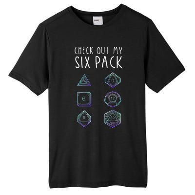 Funny Gamer Nerdy Gamer Check Out Six Pack Tall Fusion ChromaSoft Performance T-Shirt